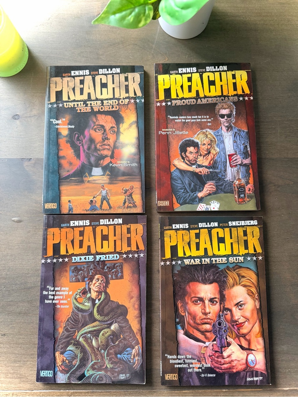 PREACHER | Set of 4 | Vol. 2, 3, 5, 6 Vertigo Comic Garth Ennis // Steve Dillon